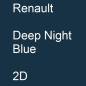 Preview: Renault, Deep Night Blue, 2D.